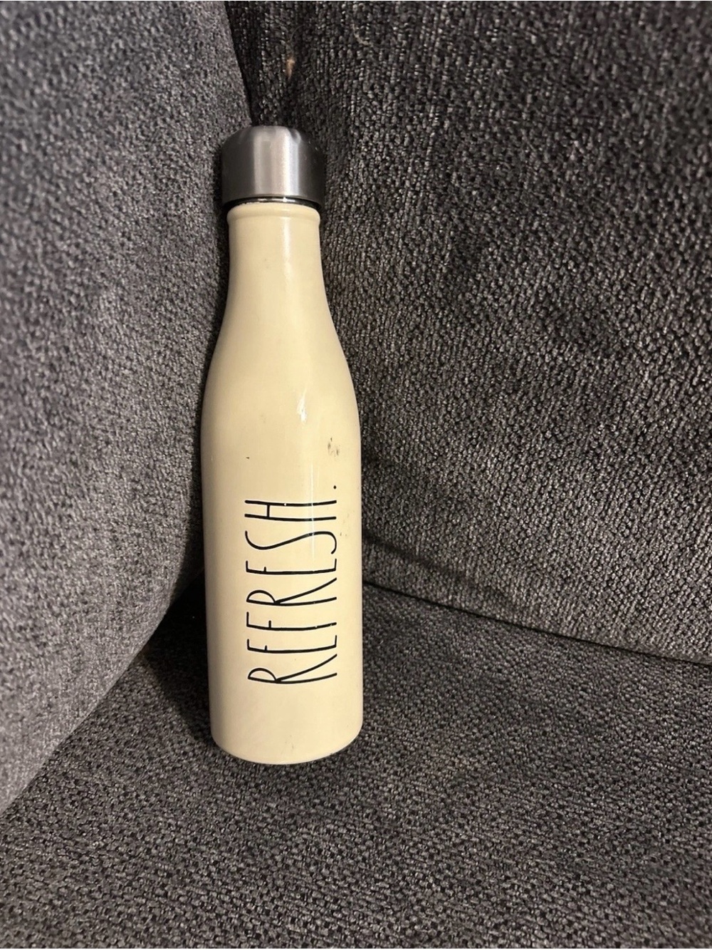Rae Dunn Refresh Cream Stainless Steel Insulated Water Bottle